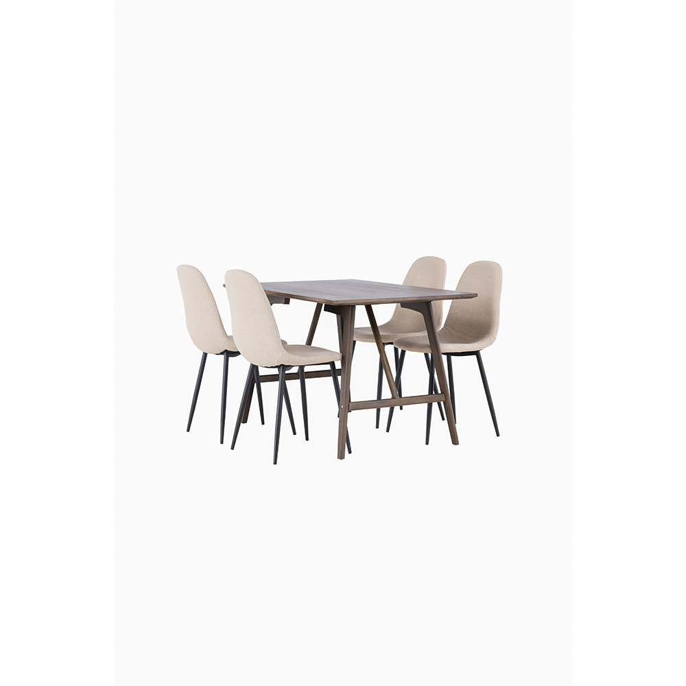 Spisegruppe Venture Home Kaseidon med 4 stk Polar Stoler