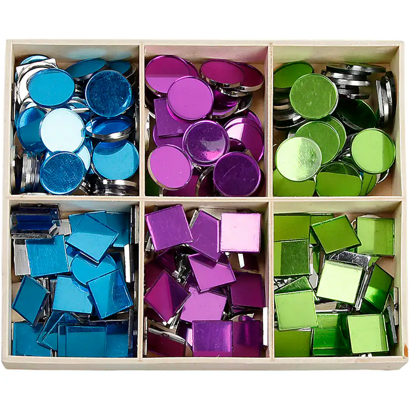 Speilmosaikk Creativ Company Str 15 mm 300-Pk