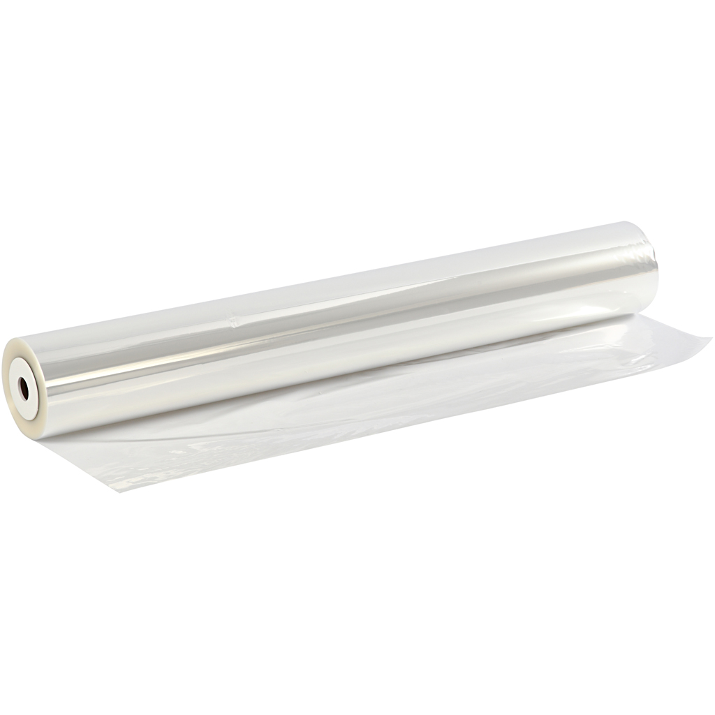 Cellofan, klar, B: 70 cm, 200 m/ 1 rl. 200 m