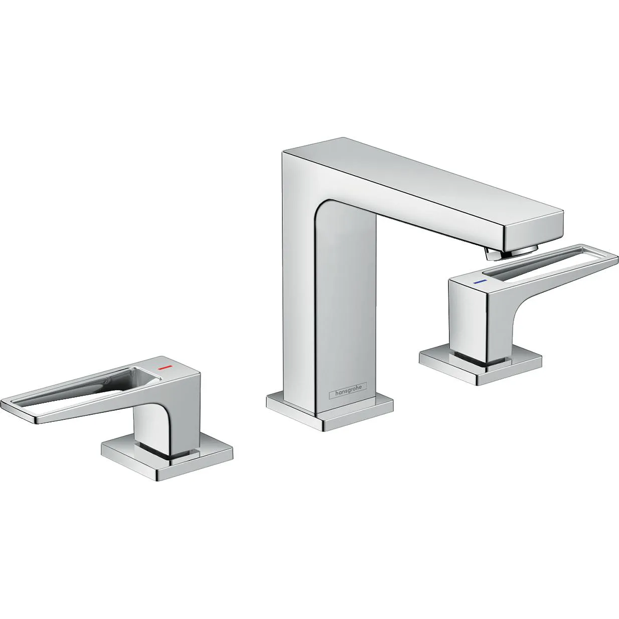 Servantbatteri Hansgrohe Metropol 110 3-hulls med Bøylehåndtak