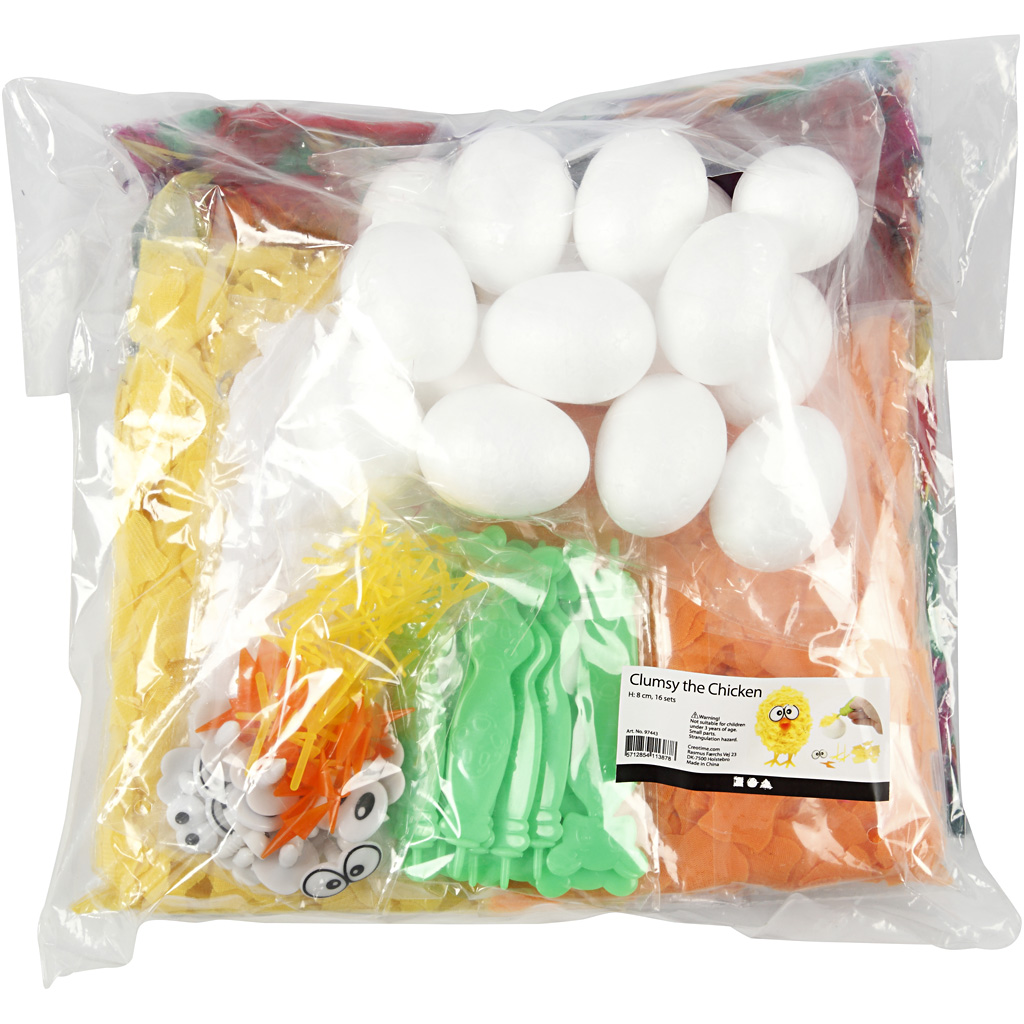 Materiellsett Creativ Company Kyllinger 6 cm 1 Sett