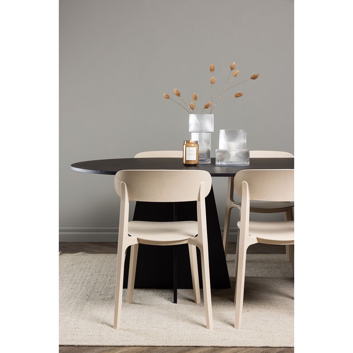 Spisegruppe Venture Home Bootcut Oval med 6 stk Åstol
