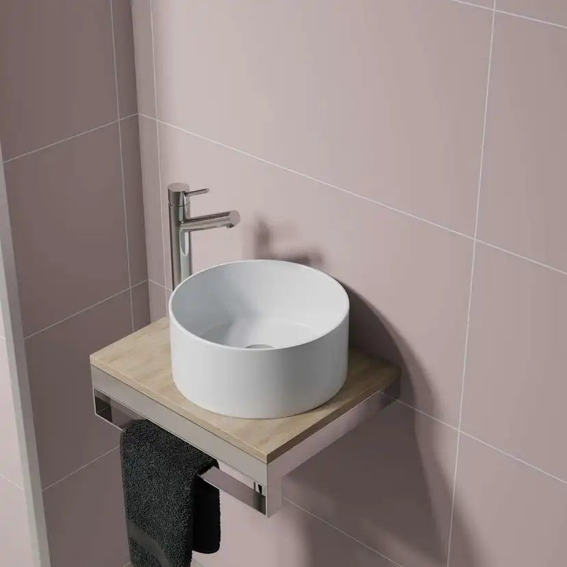 Baderomspanel Fibo 5218-M6030 Dusky Pink