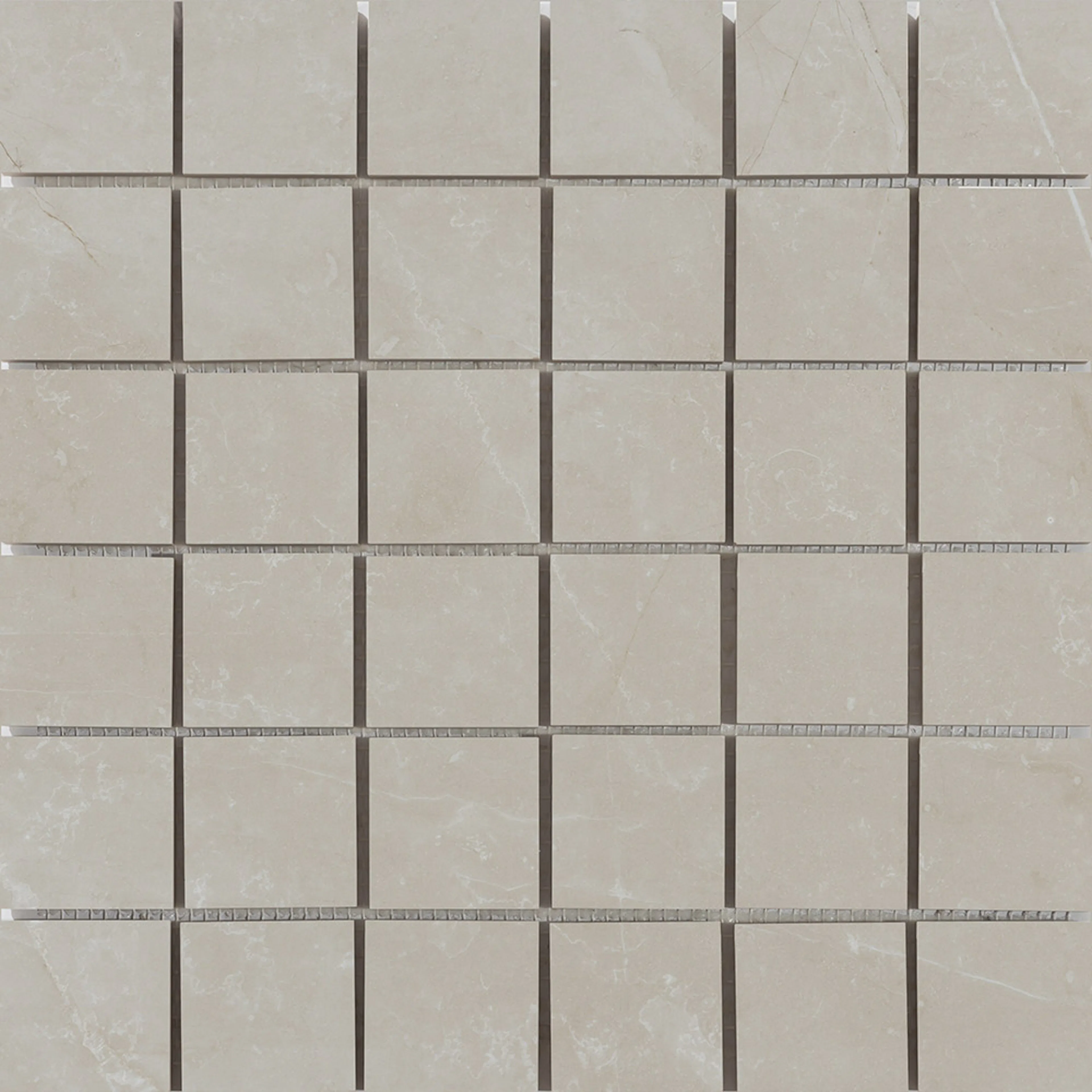 Mosaikk Lhådös Scarlet Marfil 5x5 cm Blank