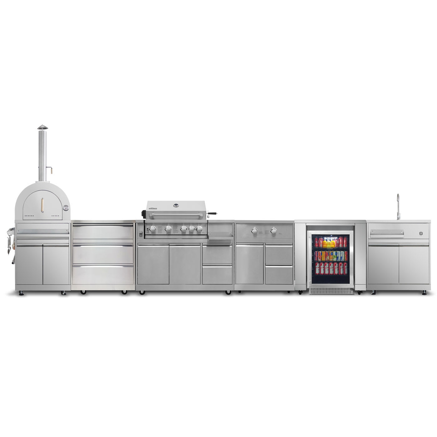 Pizzaovn Myoutdoorkitchen Inox Range 430SS Stainless