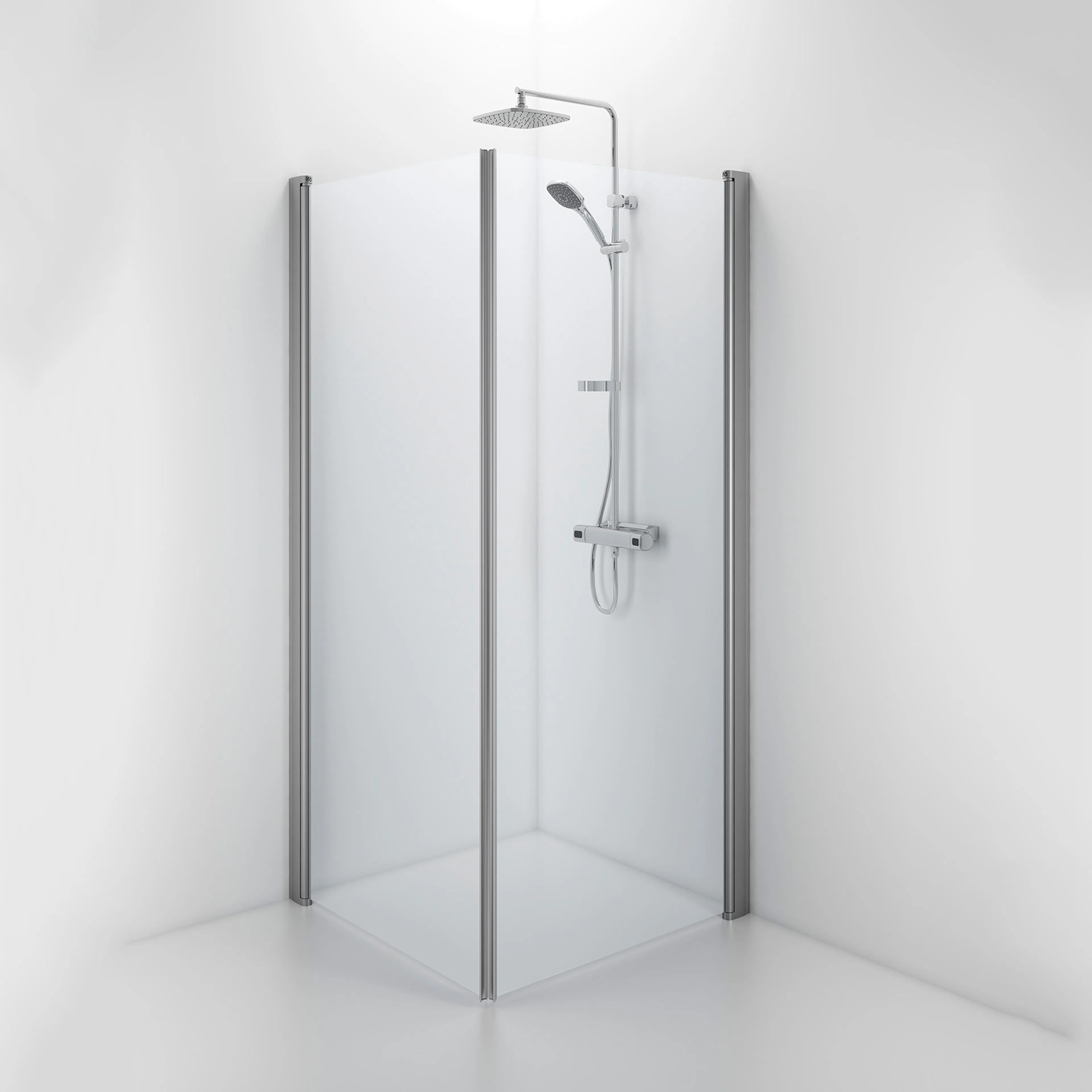 Contura Shower Space SPNK 800x800 med handtag, 2 dörrar 800x800 Handtag