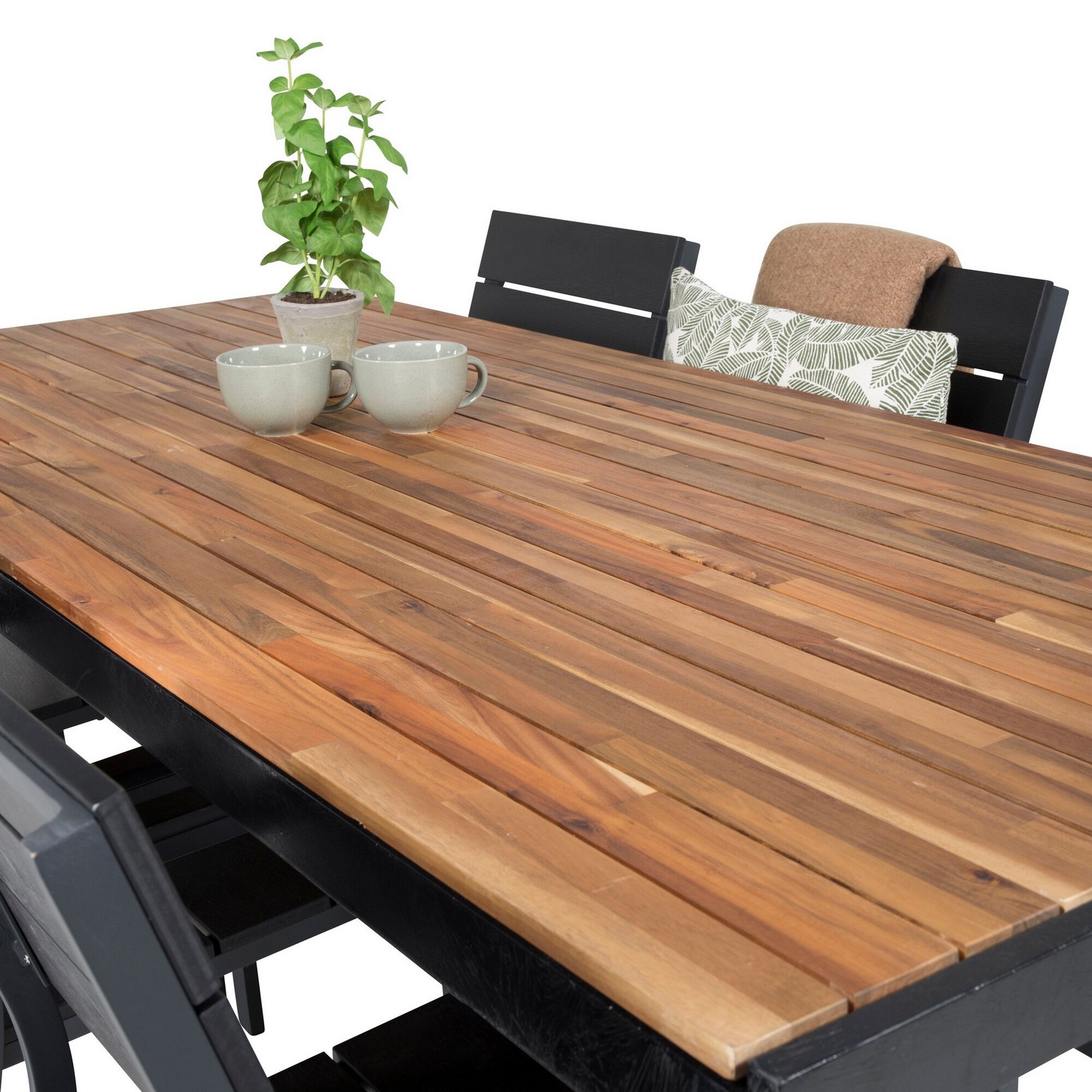 Spisegruppe Venture Home Berfin med 6 Lova Spisestoler