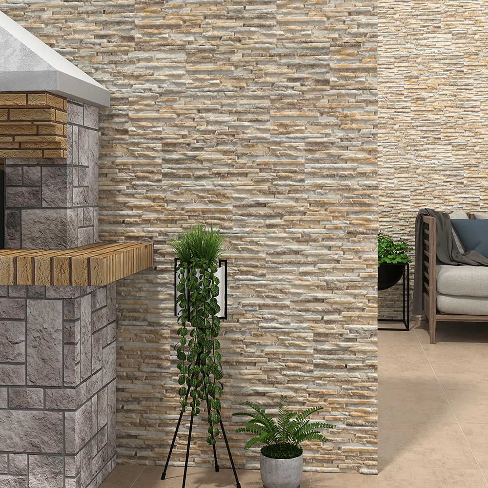 Dekorflis Amiral Beige cm Røff