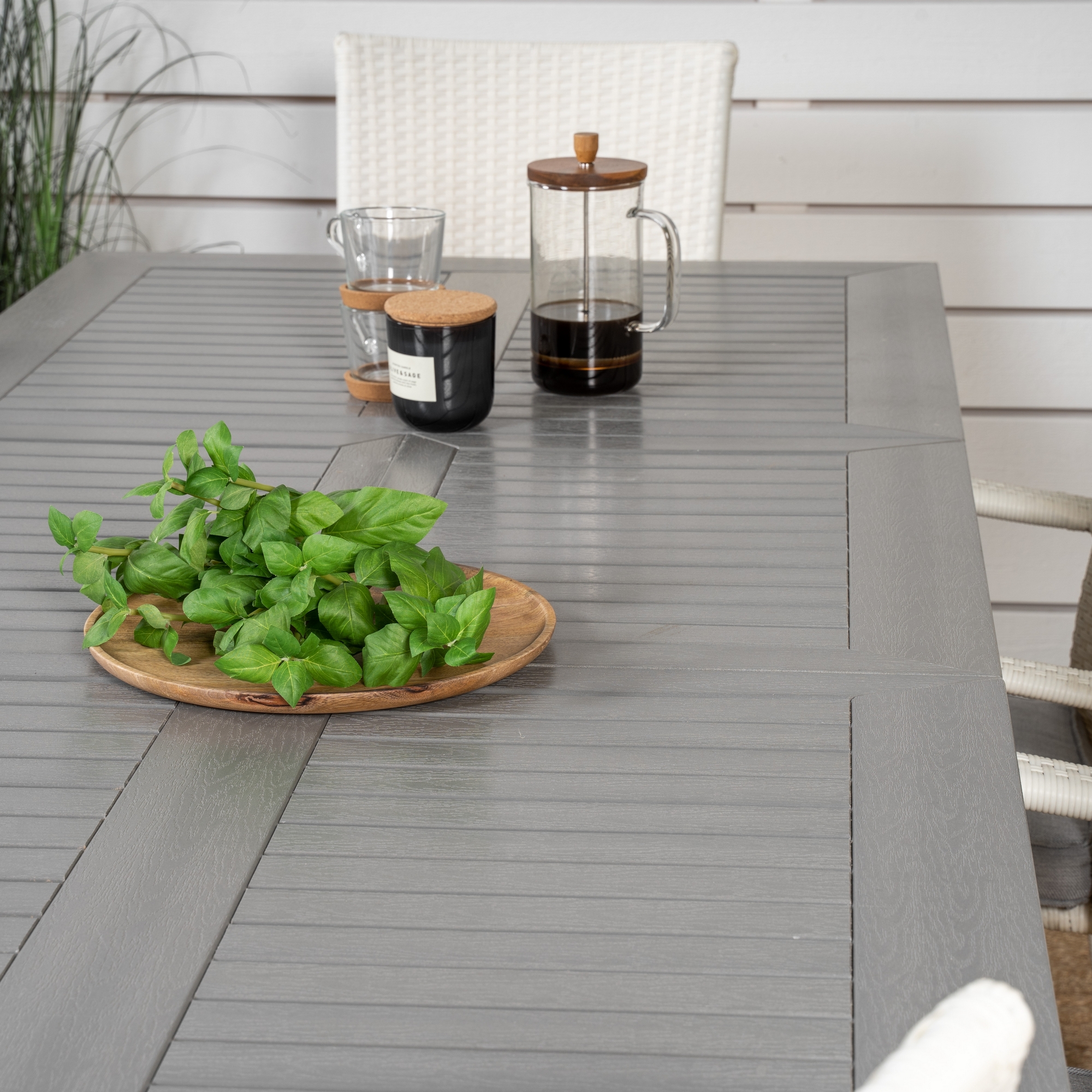 Spisegruppe Venture Home Aleyna 152/210 med 6 Asta Stoler