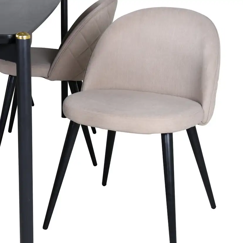Spisegruppe Venture Home Paris Spisebord og Valentina Stitcthes Spisestol