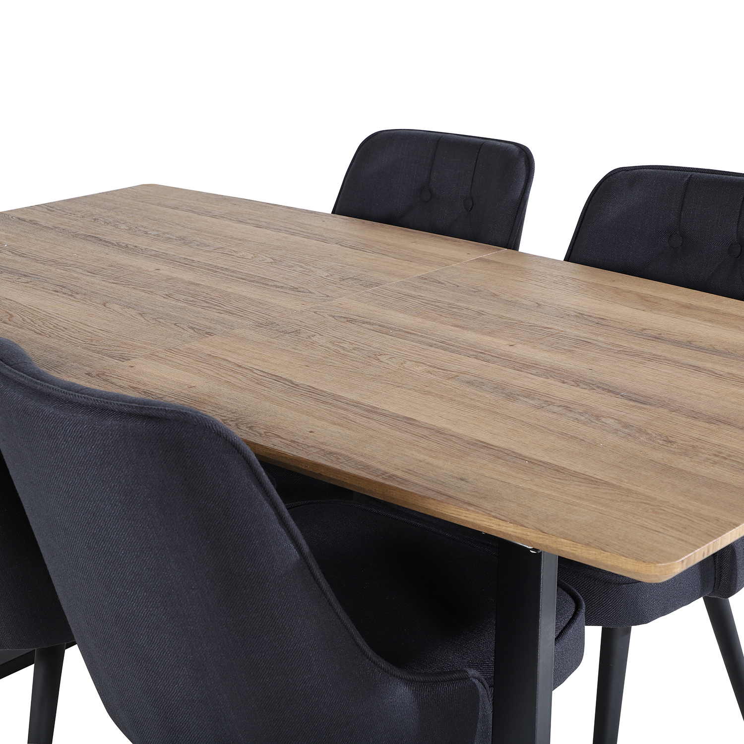 Spisegruppe Venture Home Ina med 4 Vera Stoler Polyester