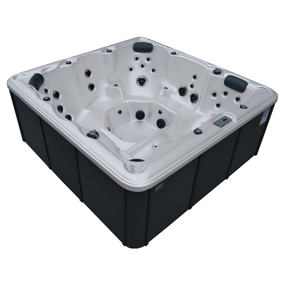 Utespa DenForm 61 Quartz White 49 Jets Spabad för 6 Personer