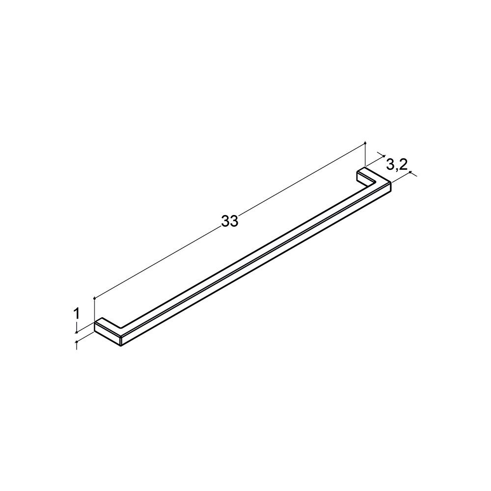 Handtag Dansani Base 330 mm
