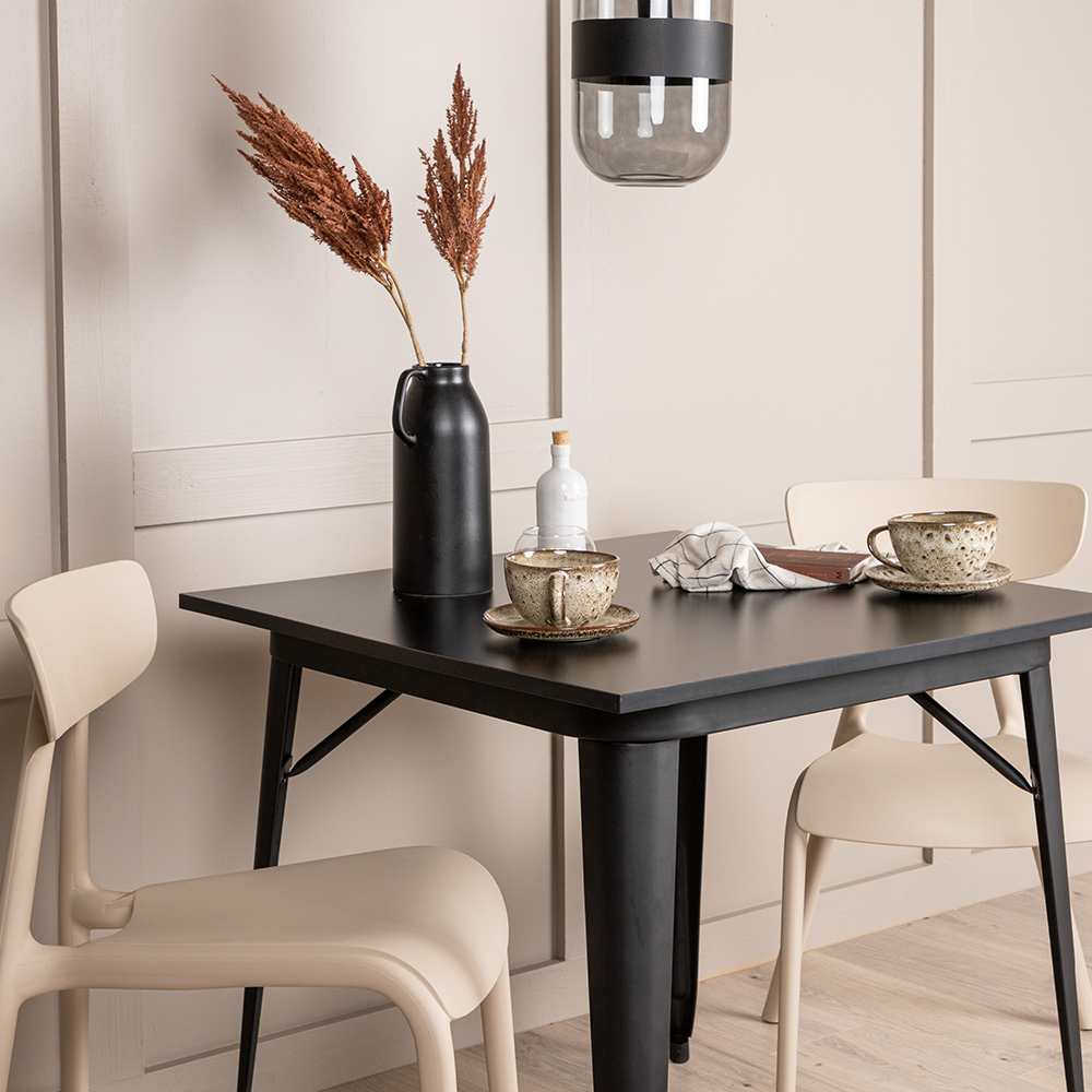 Spisegruppe Venture Home Tempe 80 cm med 2 Ursholmen Stoler