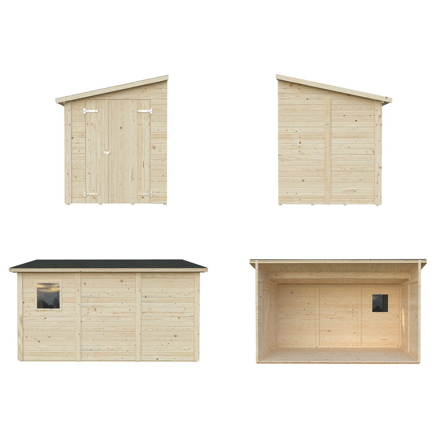 Redskapsbod Palmako Mia 5,4 m2