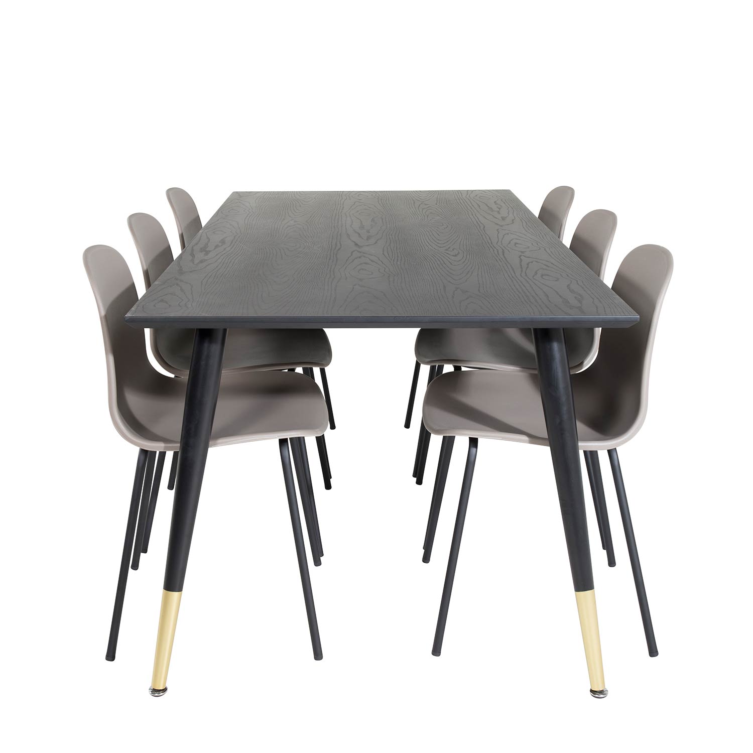 Spisegruppe Venture Home Dipp med 6 Arctic Stoler