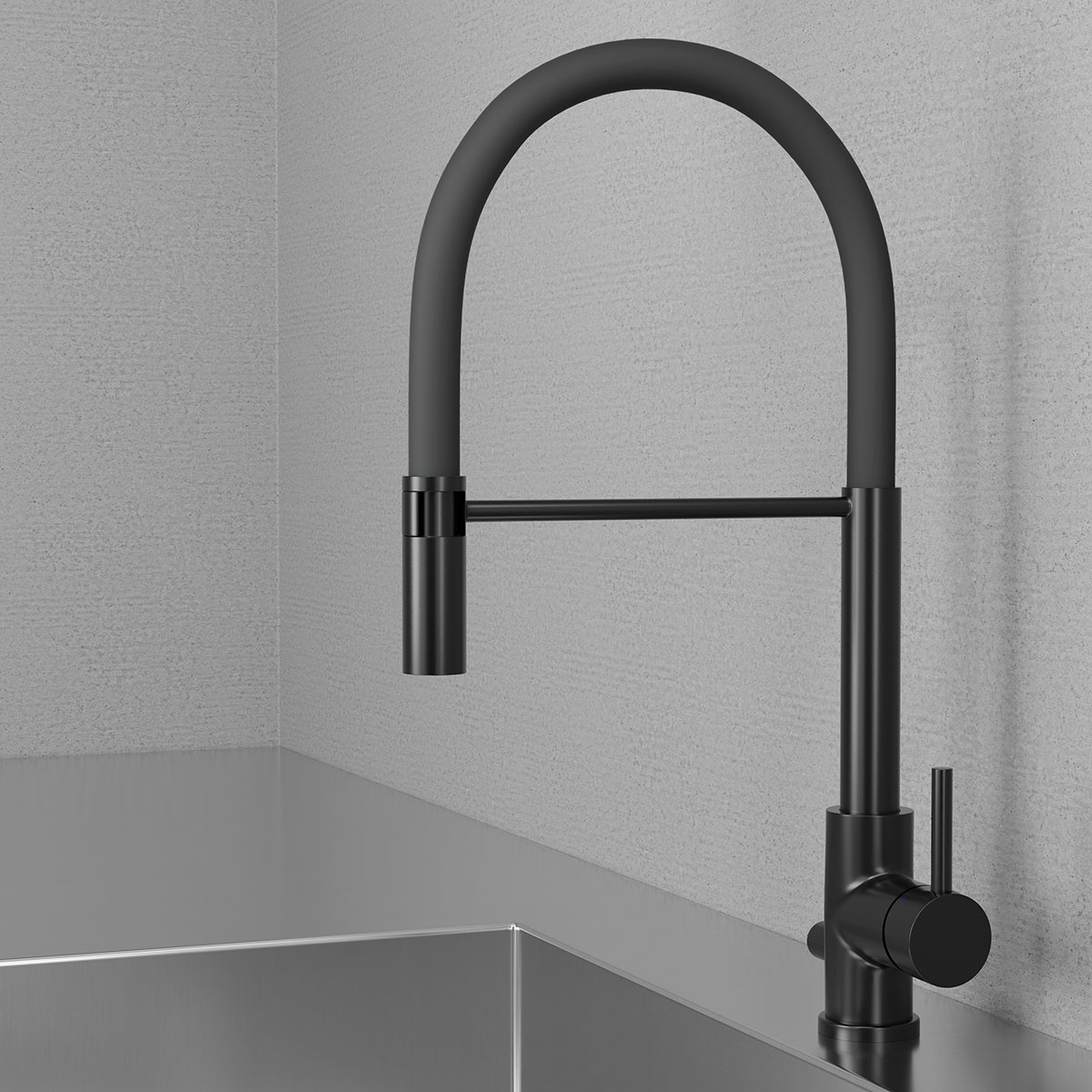 Kjøkkenbatteri Scandtap Steel Pro Rustfritt stål