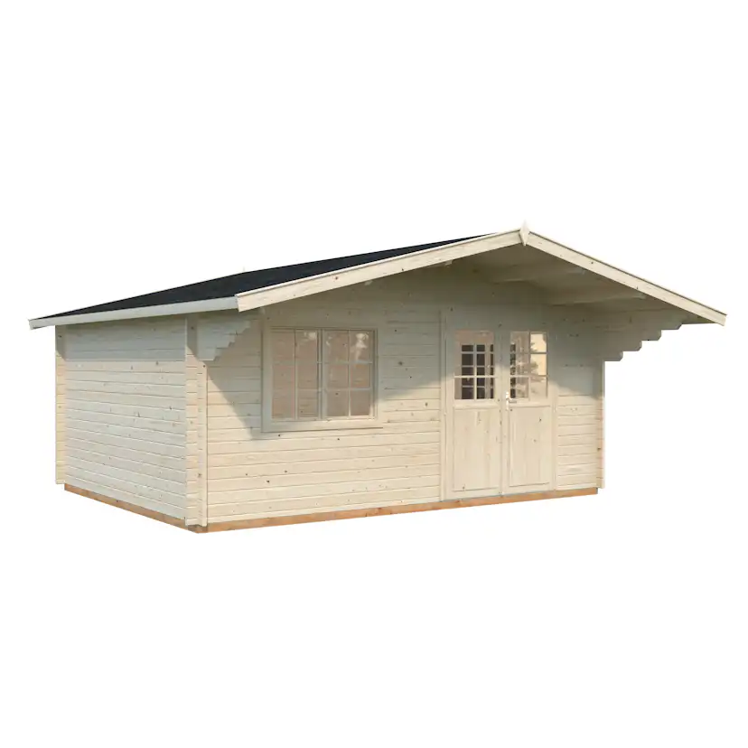 Anneks Palmako Sally 19,1 m2 med Shingel, Papp og Spiker