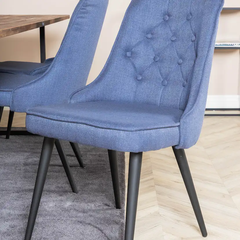 Spisegruppe Venture Home Peo med 6 Vera Stoler