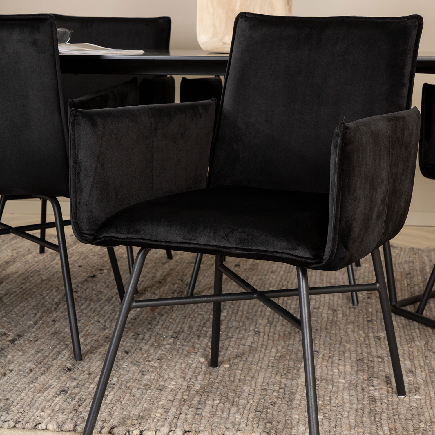 Spisegruppe Venture Home Peggy med 6 Petra Stoler