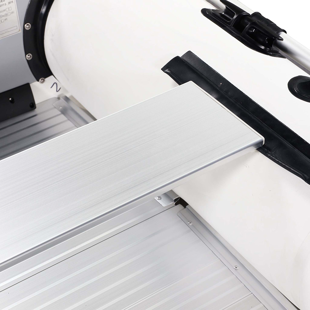 Gummibåt 230cm (0,9 mm PVC), vit Farge Hvit
