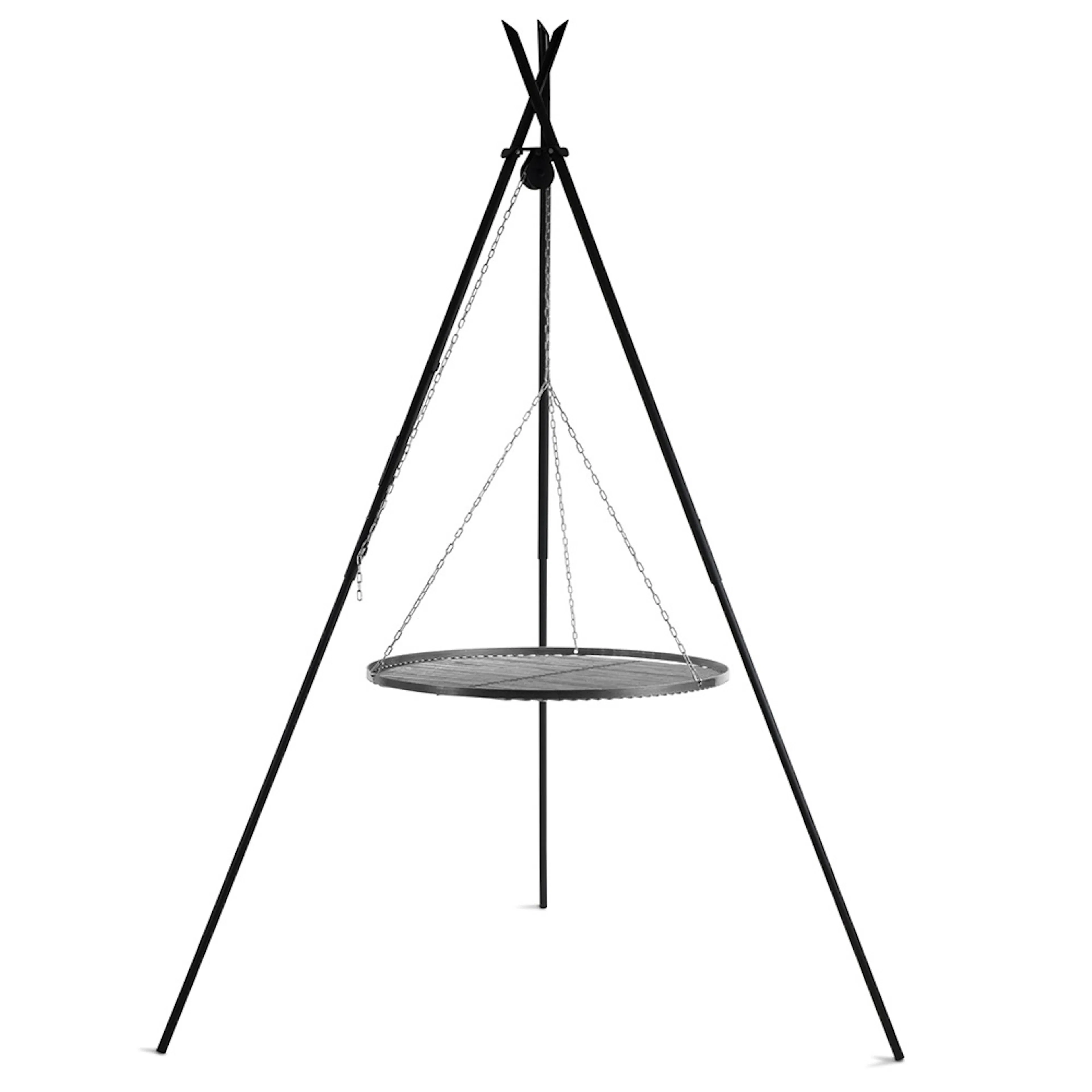 Tripod Grill gop CookKing Med Ø60 cm Rist i Råstål
