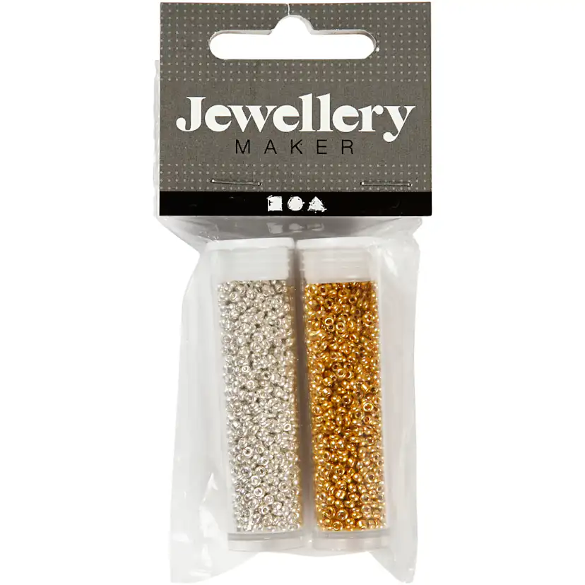 Rocaillesperler Creativ Company D17 mm Str 15/0 Hullstr 0,5-0,8 mm 2x7 g/1 Pk