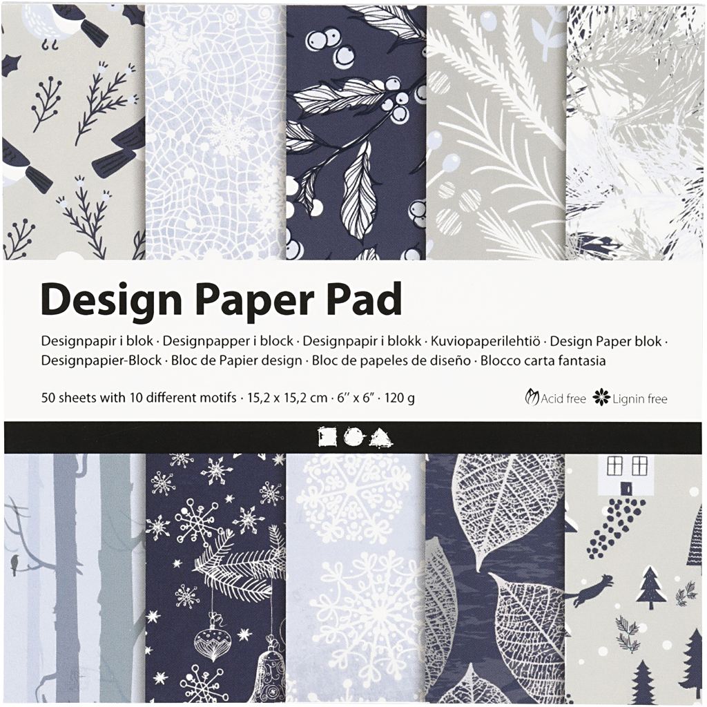 Designpapir Creativ Company 50 Ark/1 Pk