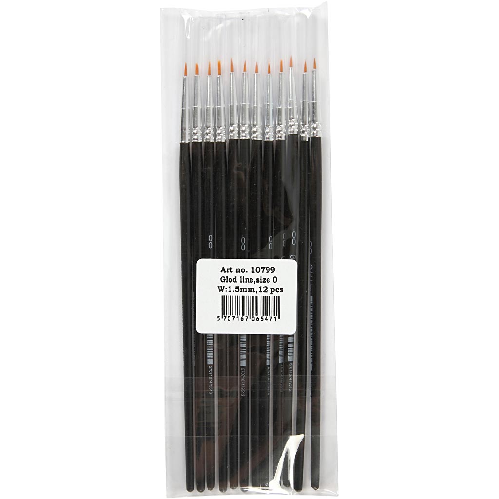 Pensler Creativ Company Gold Line Rund Nr 0 12 stk/1 Pk