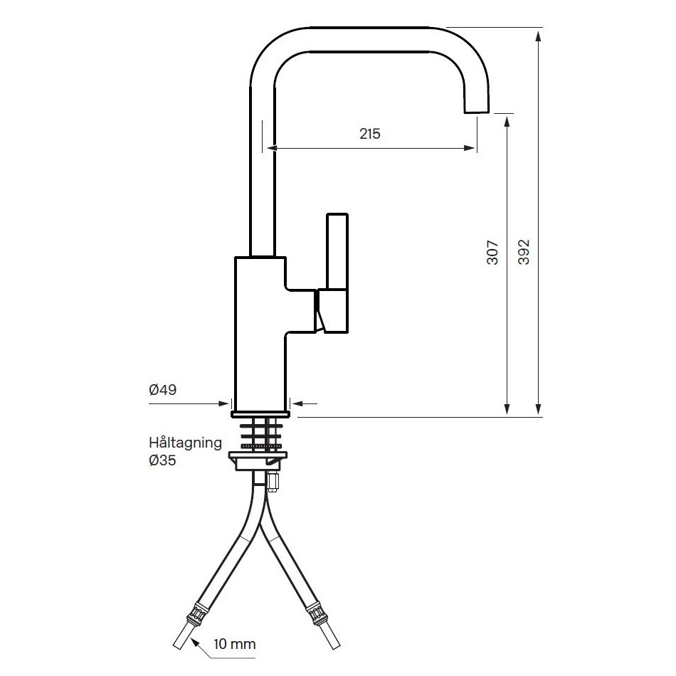 Kjøkkenbatteri Tapwell Arman ARM980