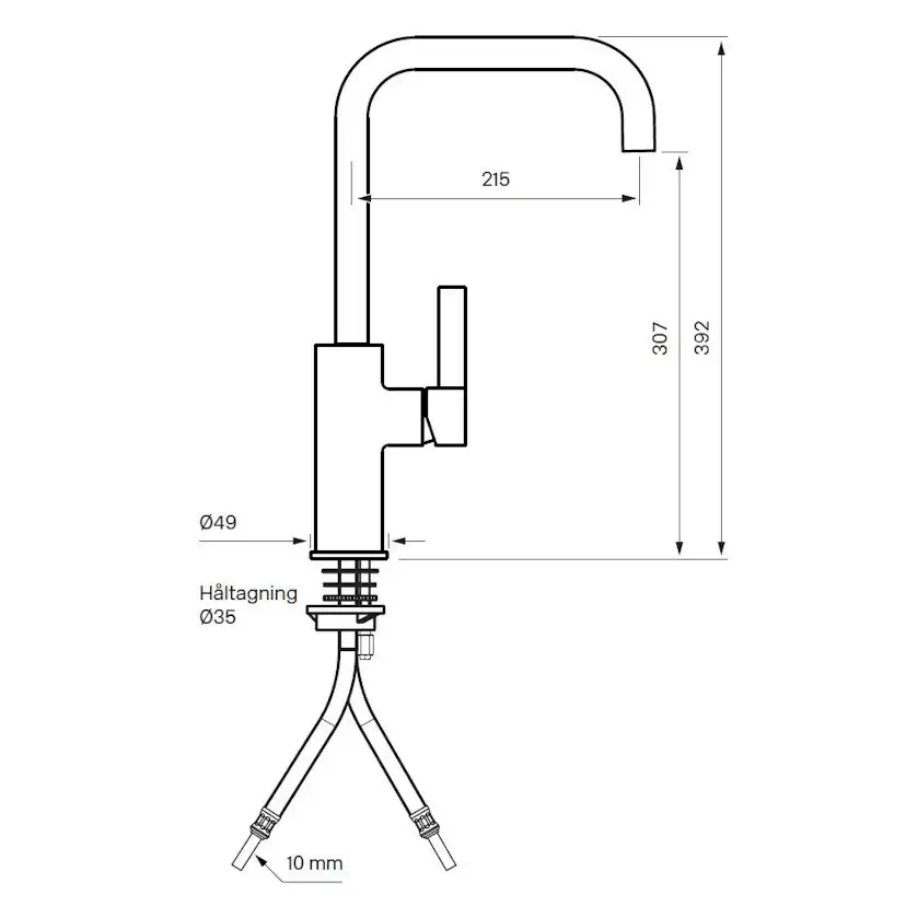 Kjøkkenbatteri Tapwell Arman ARM980