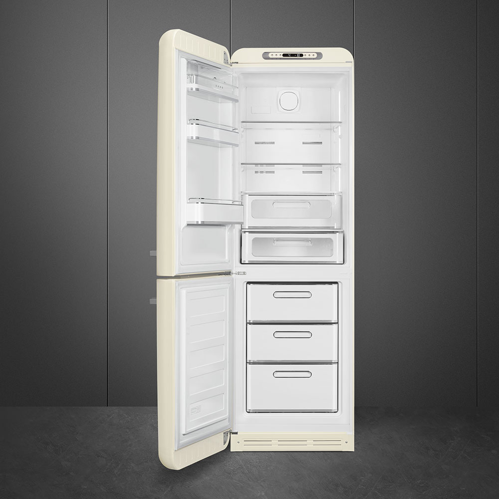 Kombinert Kjøleskap/Fryser Smeg FAB32LCR6 Creme 50's Style