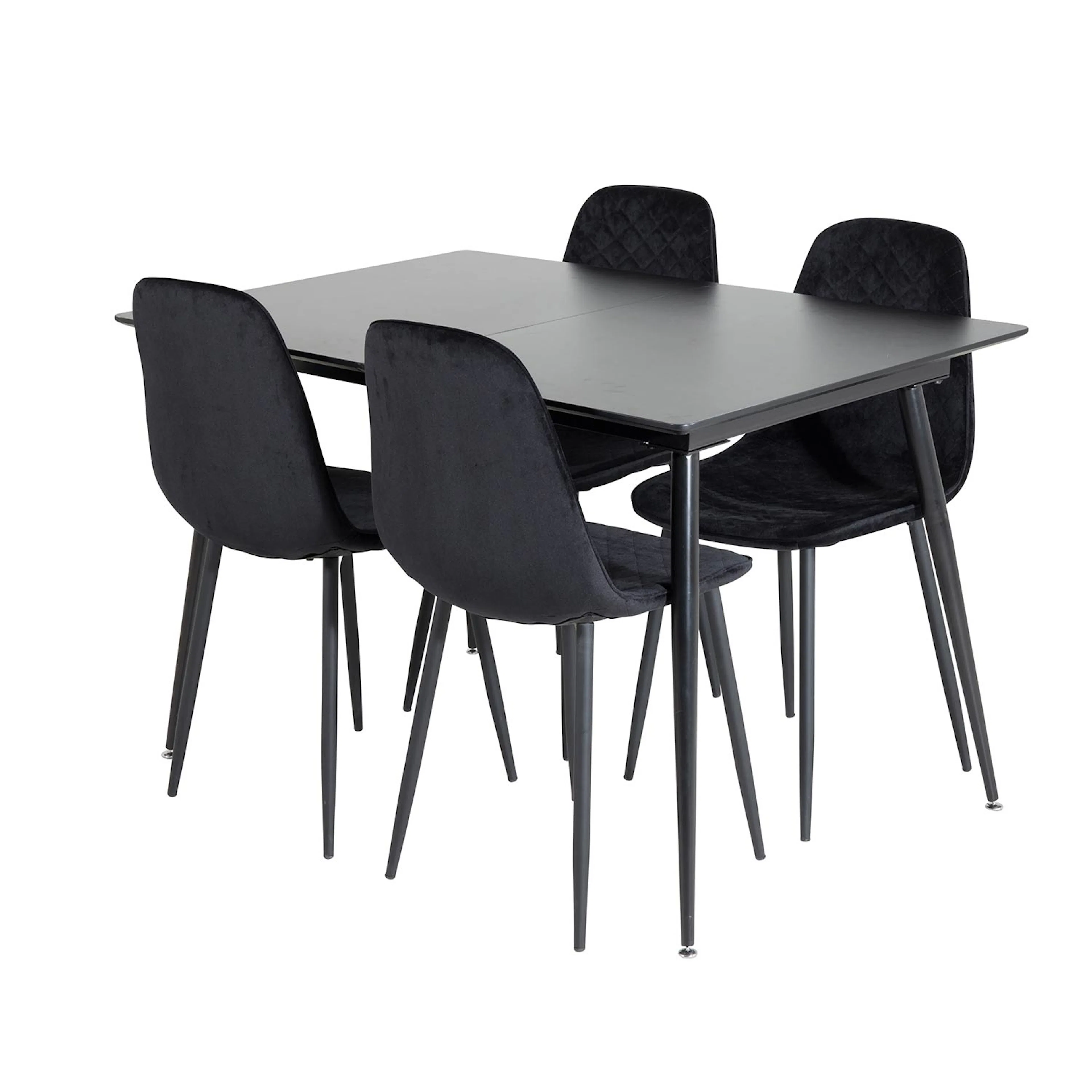 Spisegruppe Venture Home Silvia med Innleggsplate og 4 Phoi Stoler