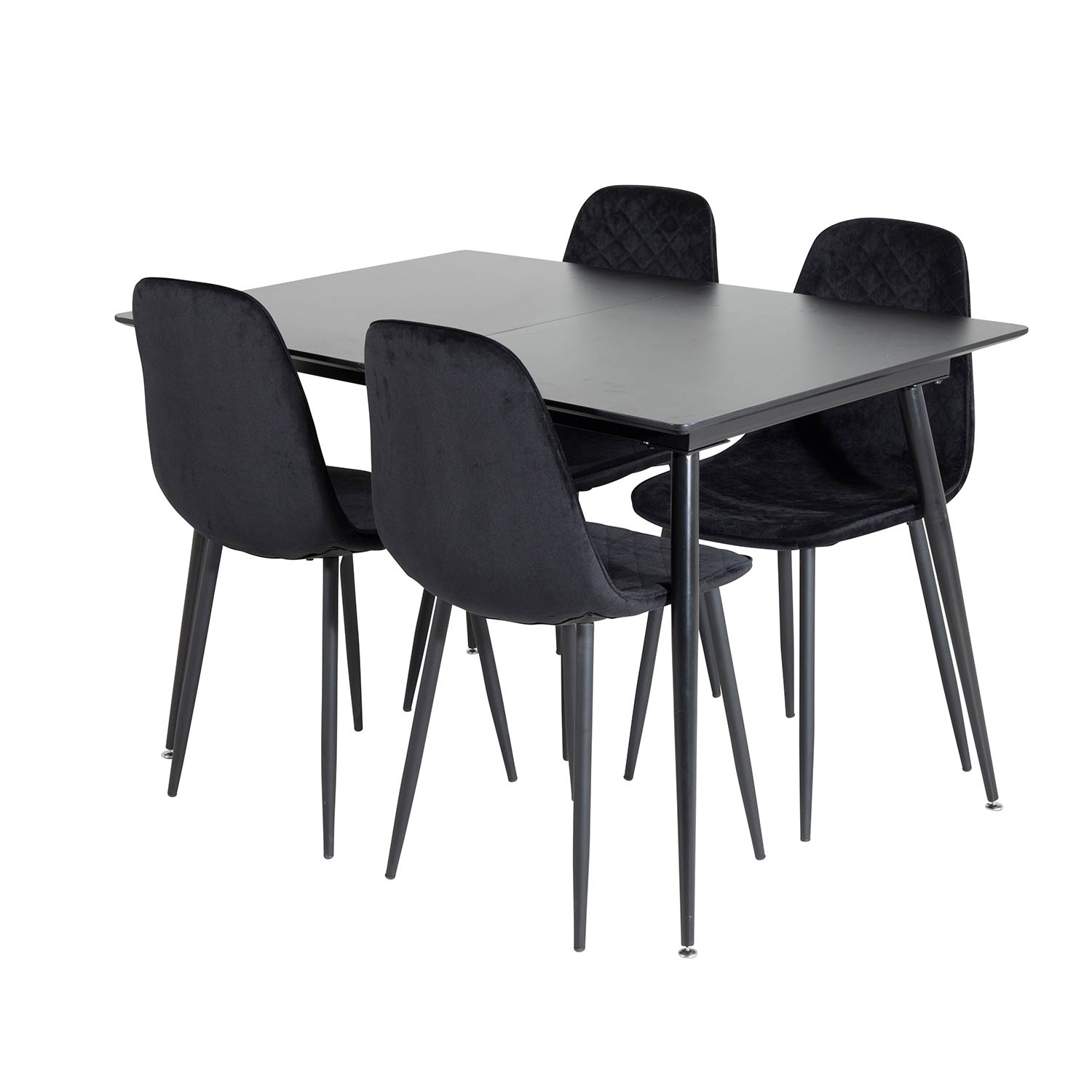 Spisegruppe Venture Home Silvia med Innleggsplate og 4 Phoi Stoler
