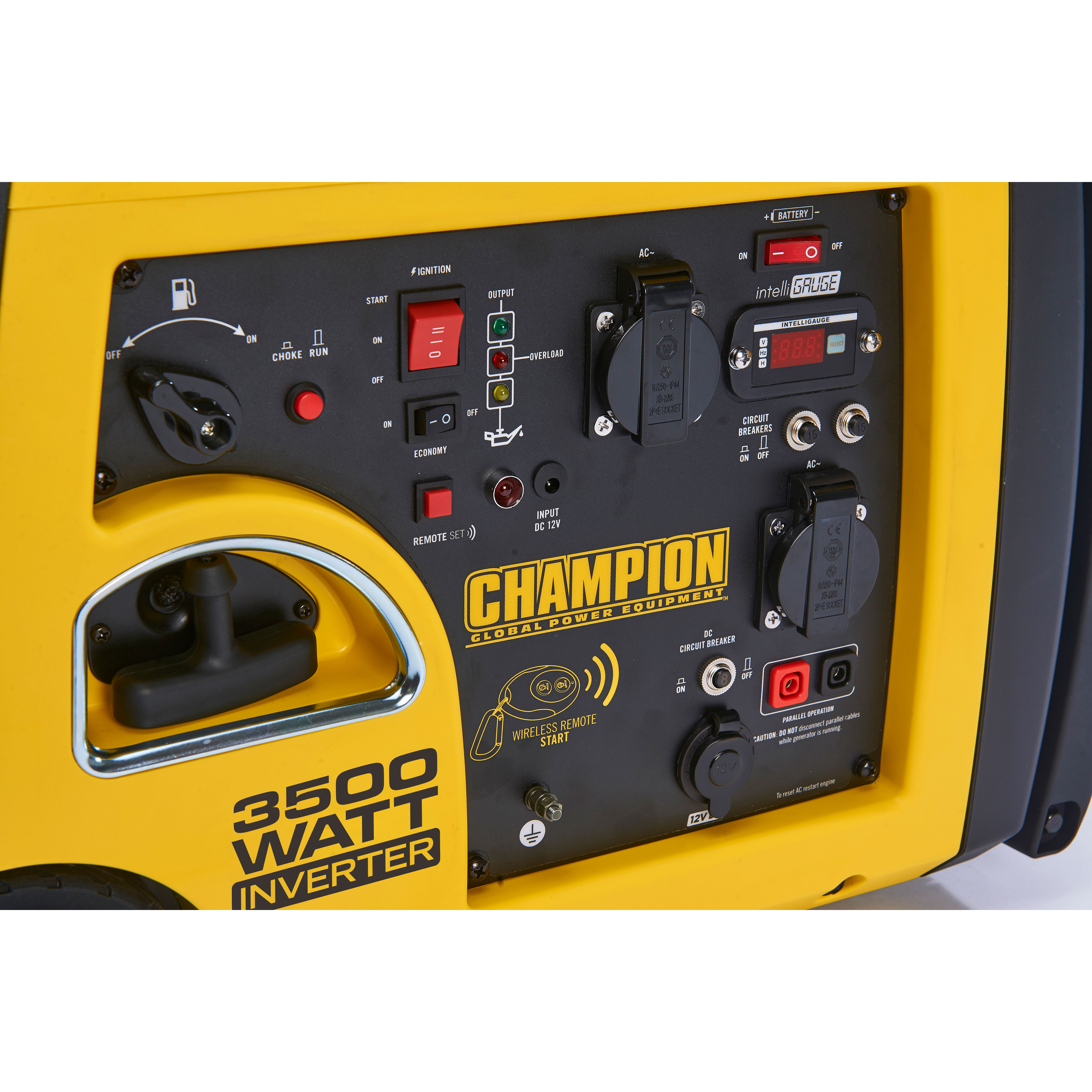 Inverter Strømaggregat Champion Generators 73001i 3,5kW Premium med Fjernstart