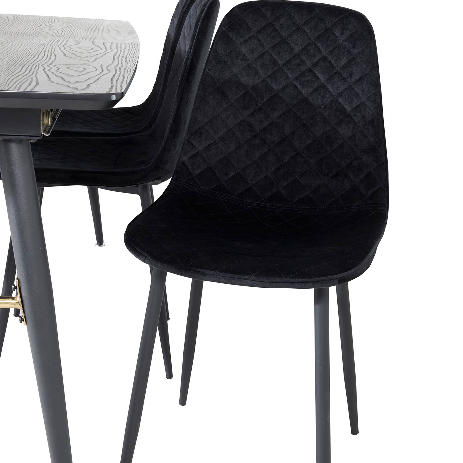 Spisegruppe Venture Home Gold med 6 Polar Stoler
