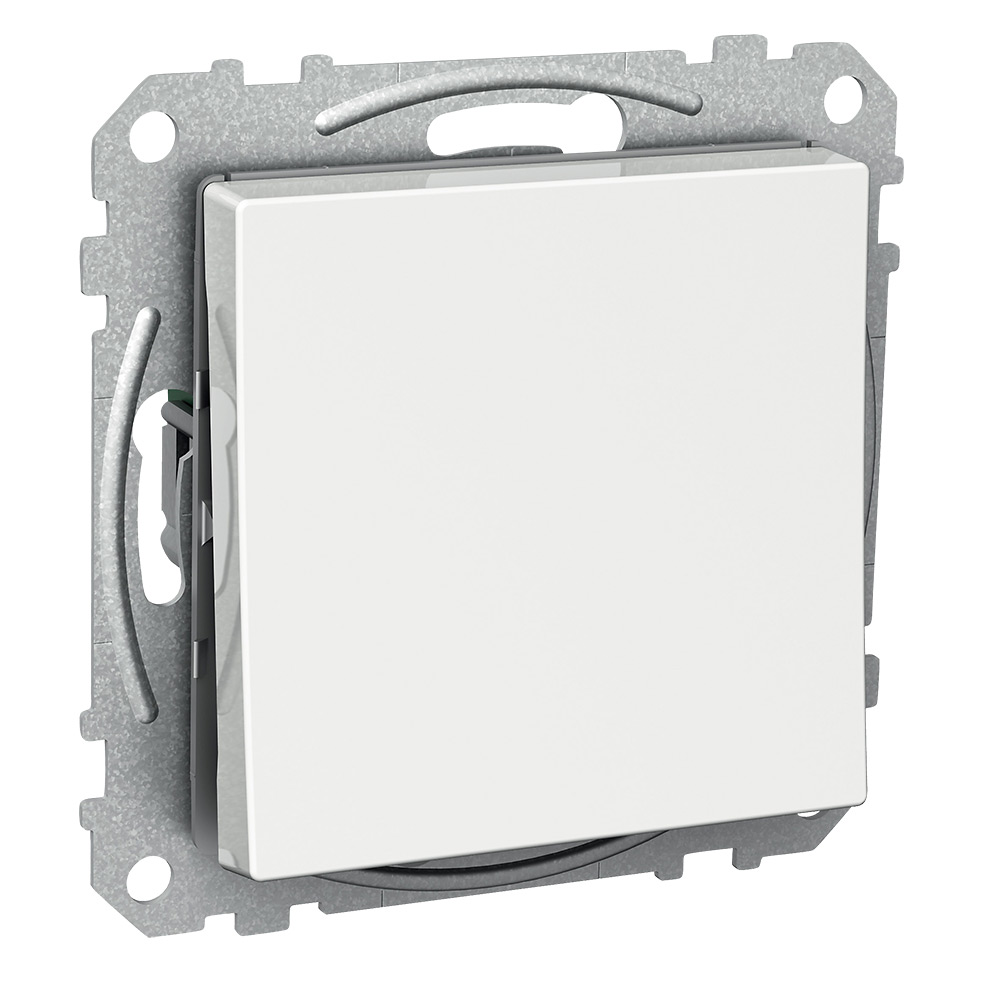 Strømbryter Schneider Electric Exxact Trapp/1-polet Firkantet