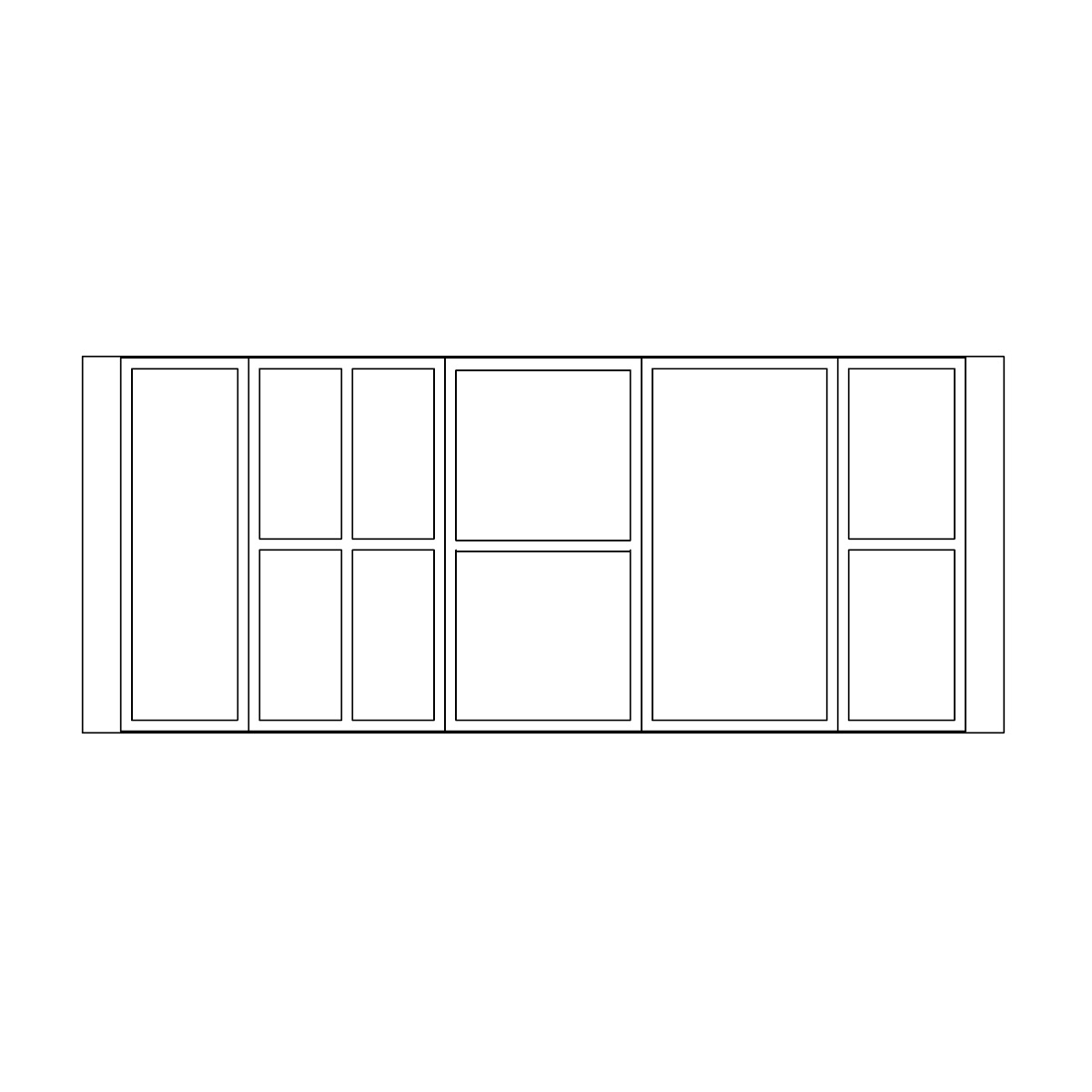 Skuffeinndeler Korsbakken Plexiglass Sett for Benkeskap
