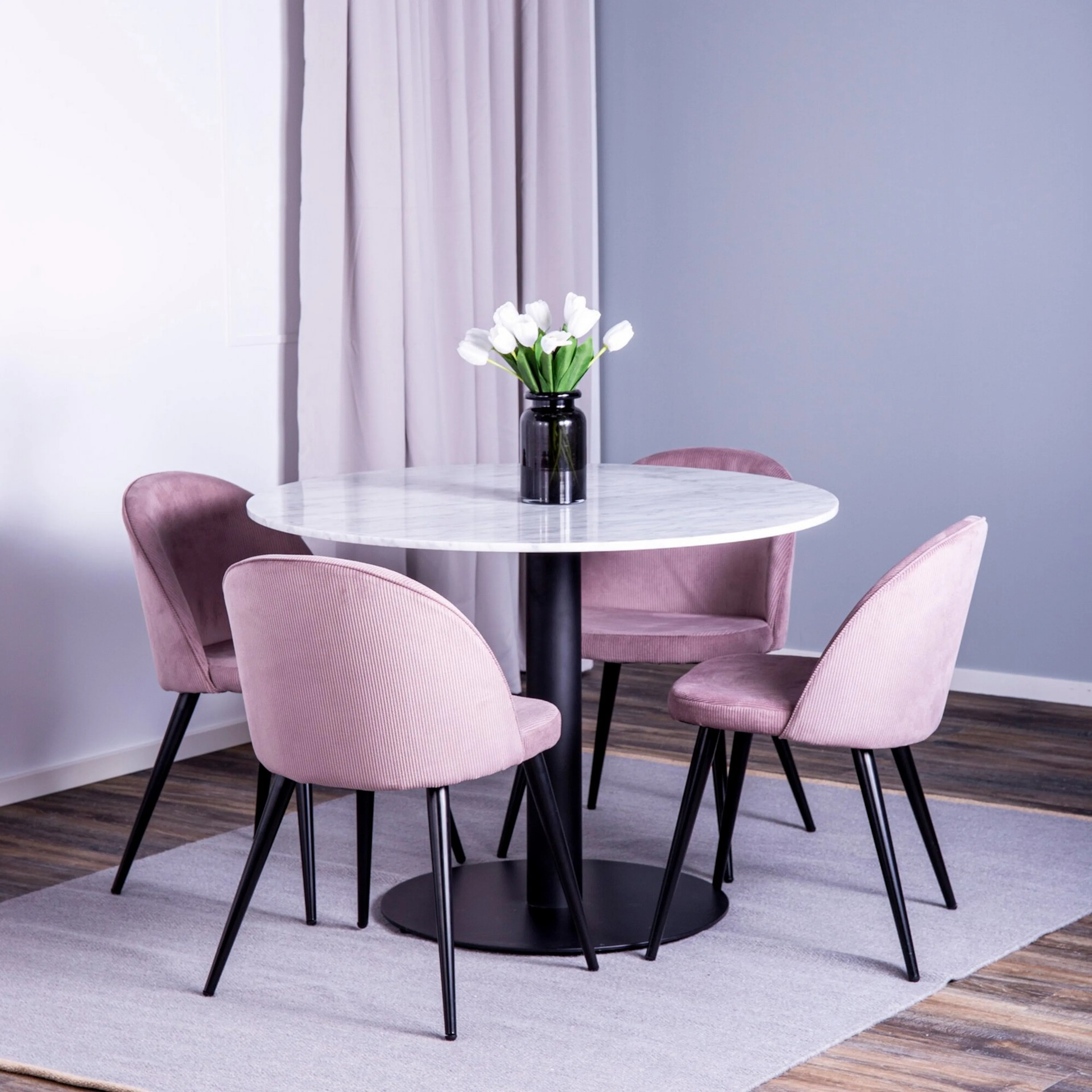 Hvit/Rosa