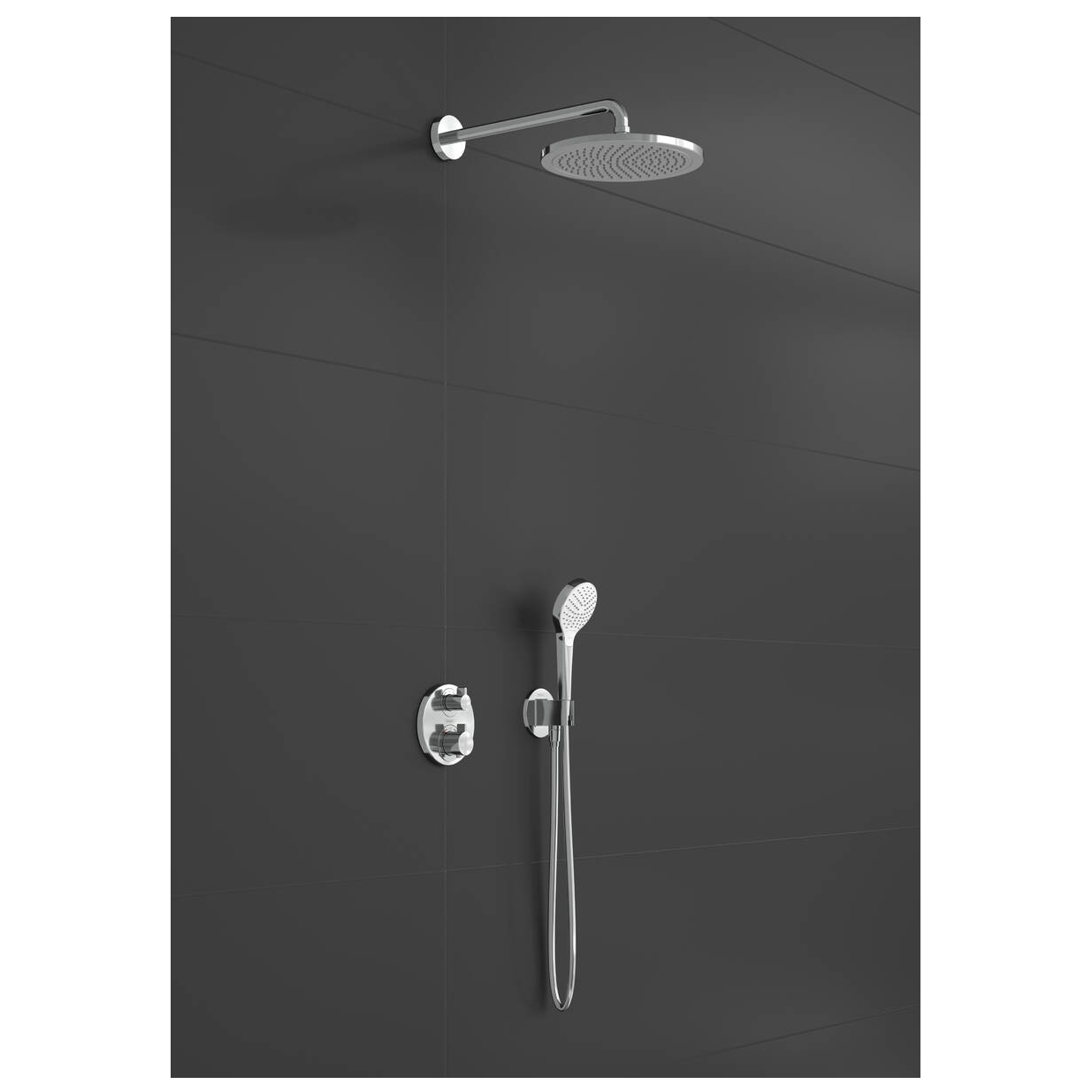 Takdusjsett Hansgrohe Croma 280 Ecostat S for Innbygging 1jet