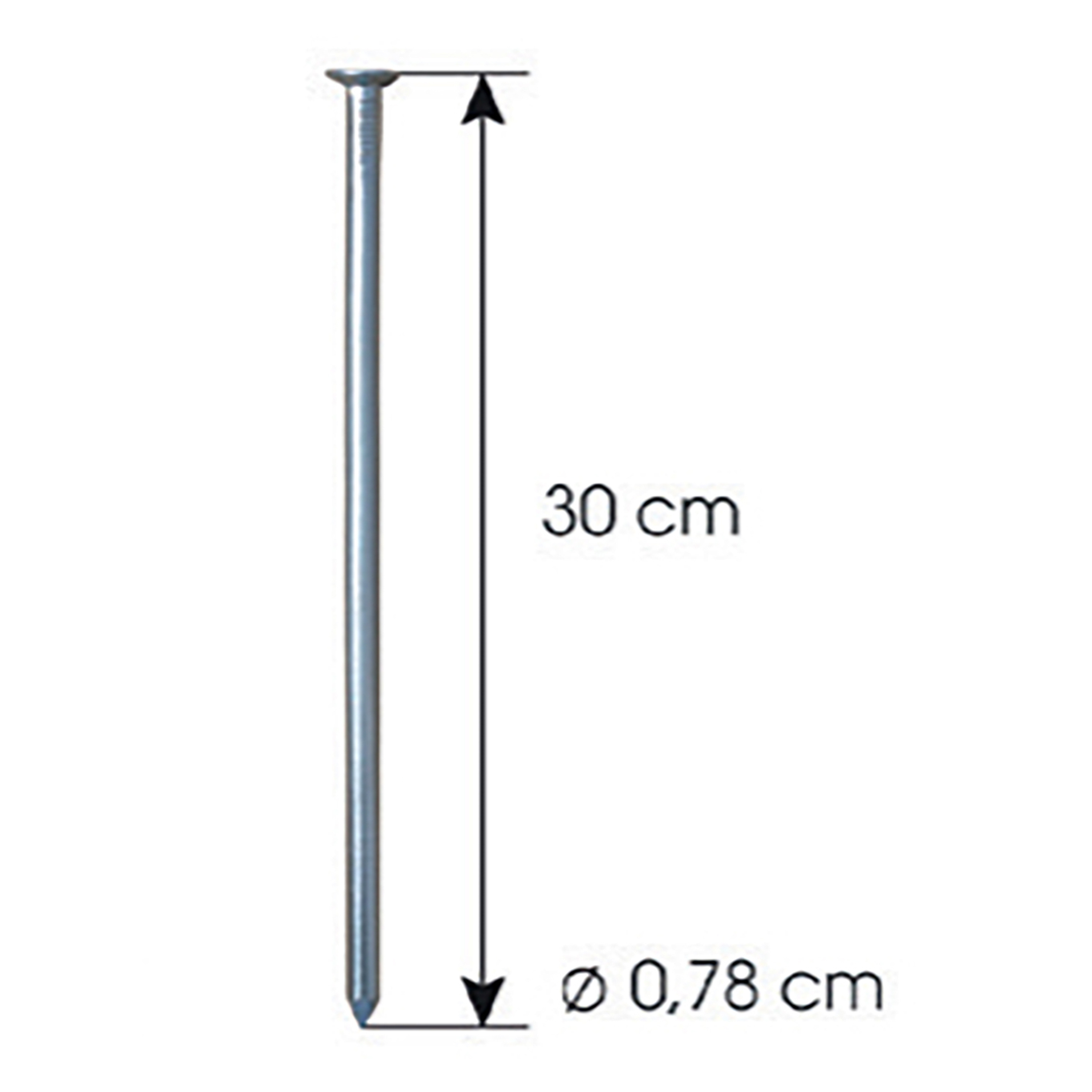 Bygningsbeslag Jabo GardenEdge Galv 0,8x30 cm