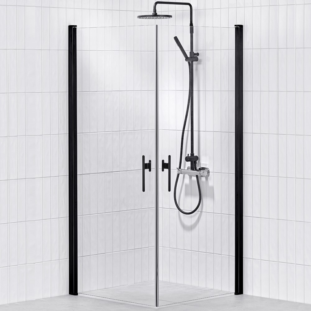 Duschh&ouml;rn Alterna Lusso Rak Lackerad Profil