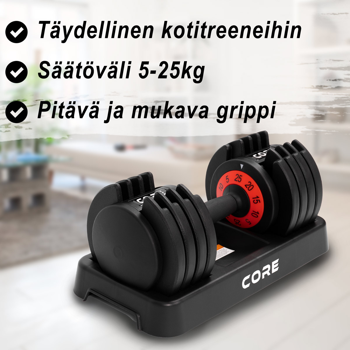 Manualer Core 50 kg Justerbare 2 stk