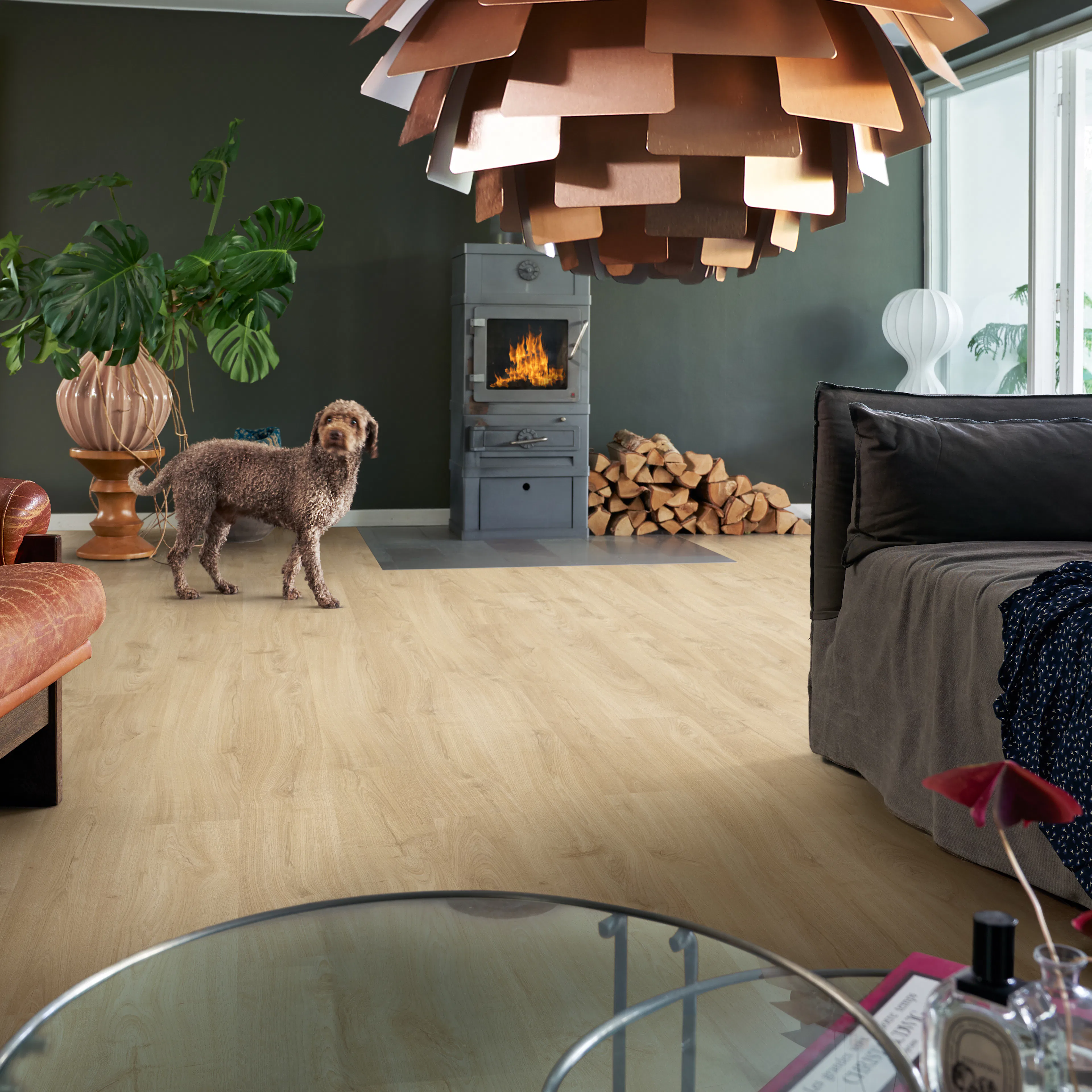 Laminatgulv Pergo Roskilde Light Valley Oak,1-Stav