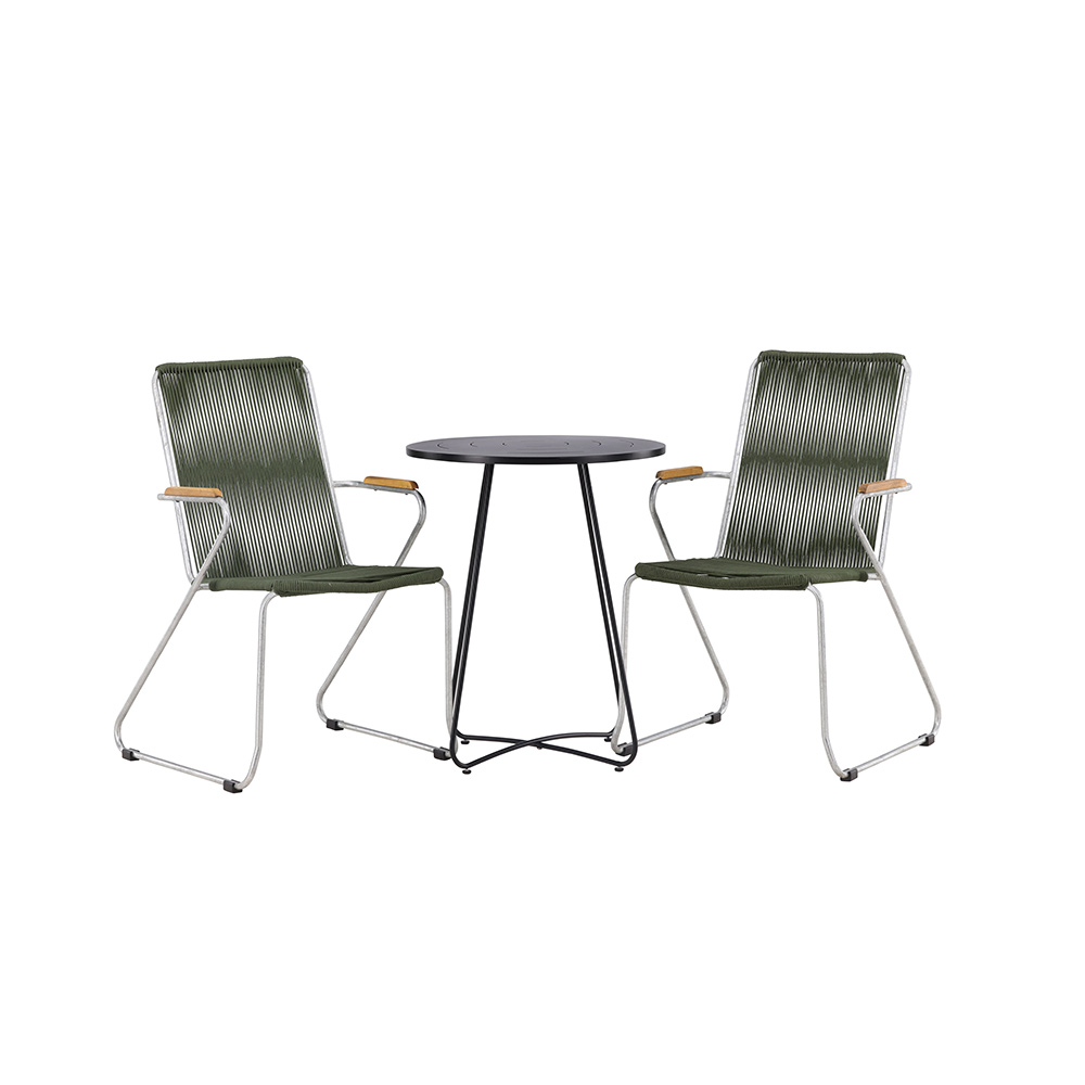 Cafégruppe Venture Home Bacong Bord med 2 Bois Stoler