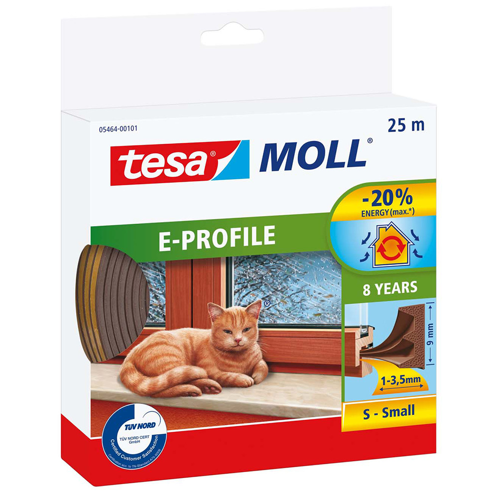 Tetningslist Vindu Tesa E-list Brun 25 m
