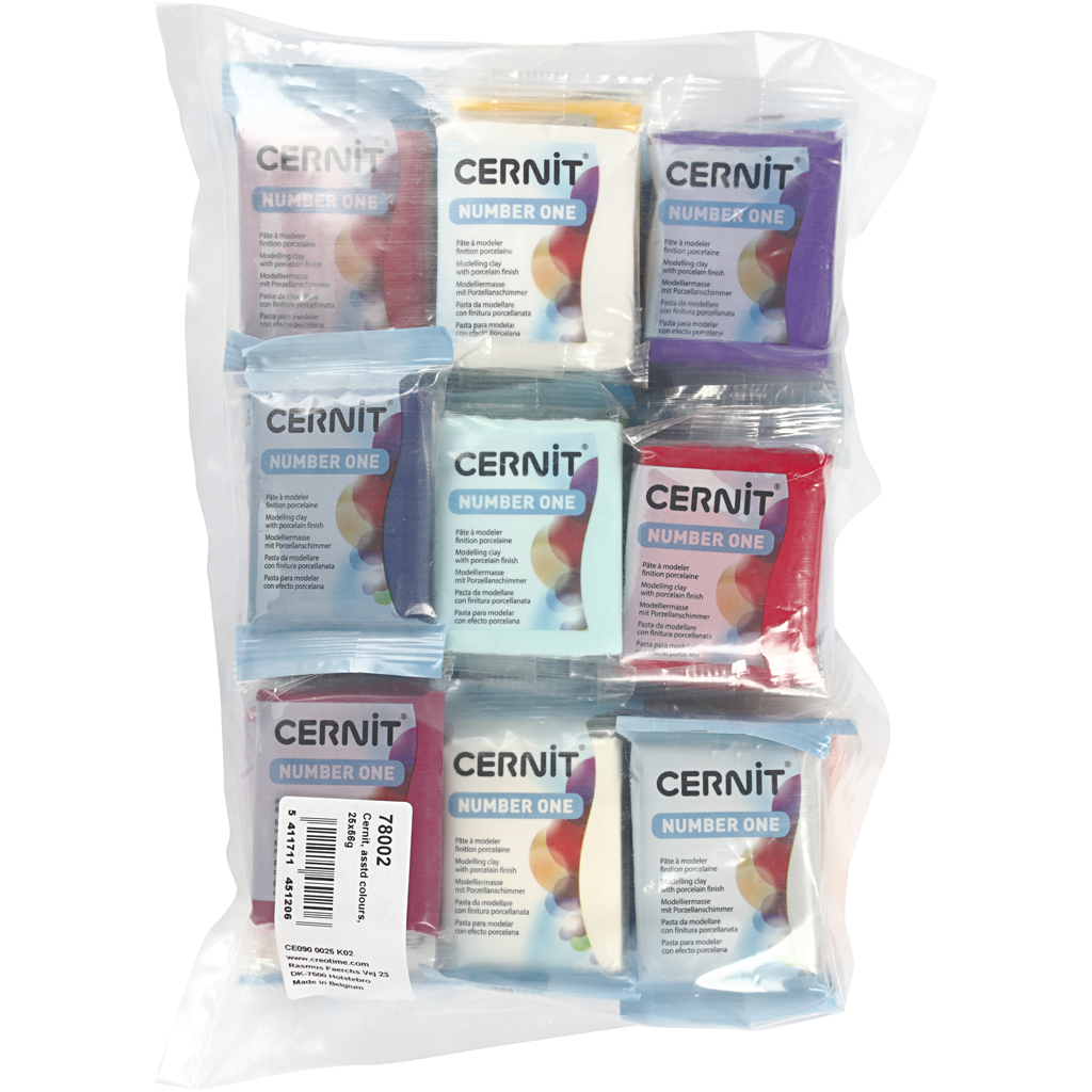 Cernit Creativ Company Ass Farger 25x56 g/1 Pk