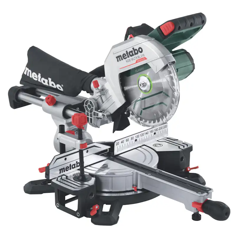 Kapp-/gjæringssag Metabo KGS 18 LTX BL 216 1x4,0 Ah + ASC55