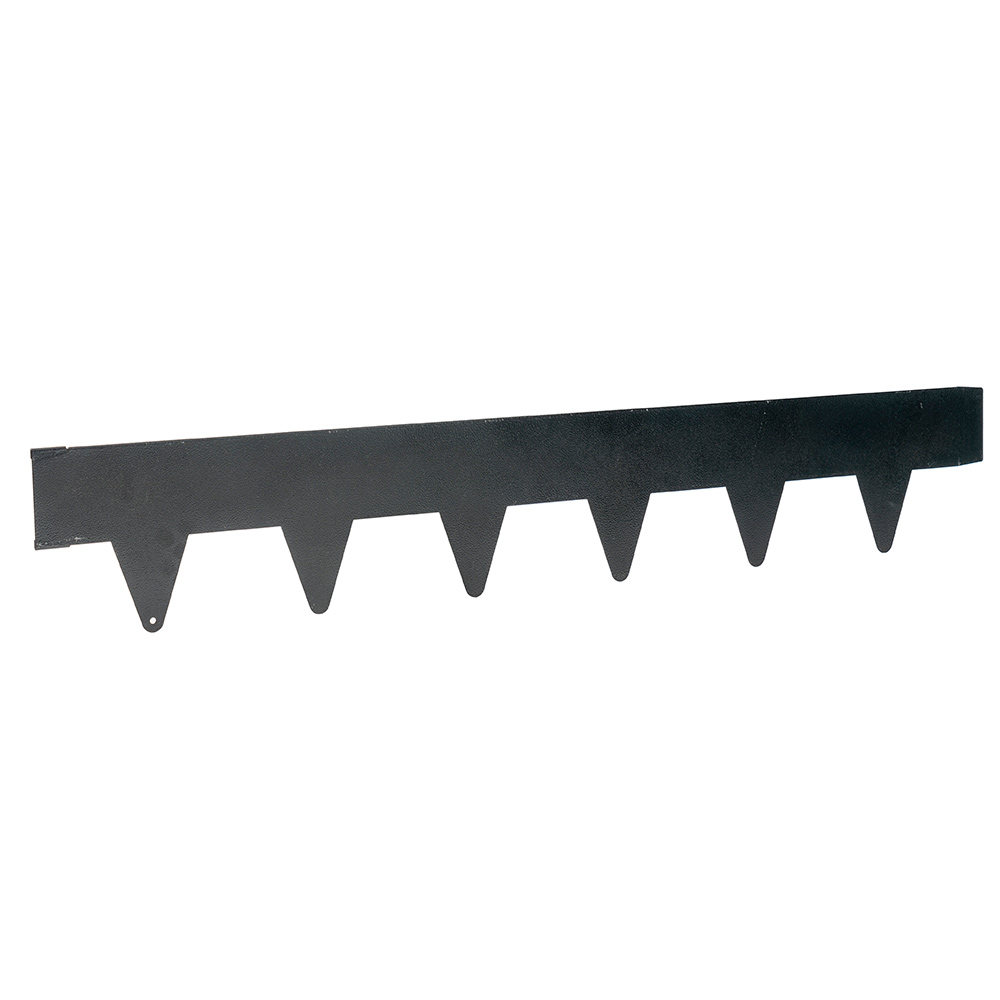 Kantbeskyttelse Skotte Garden Sort 16X100 cm 4-pk