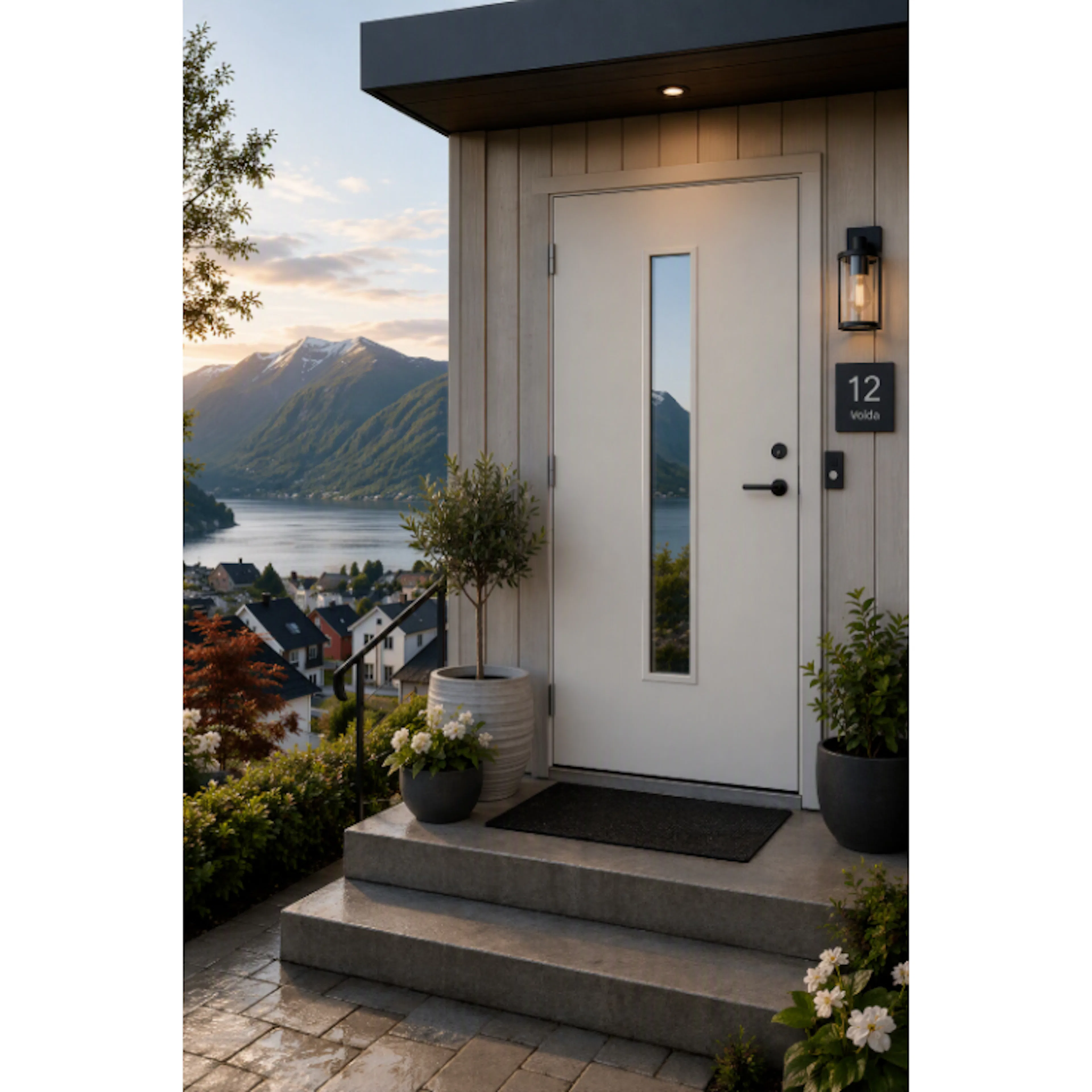 Ytterdør Fjorddøren Utvik Cotswold